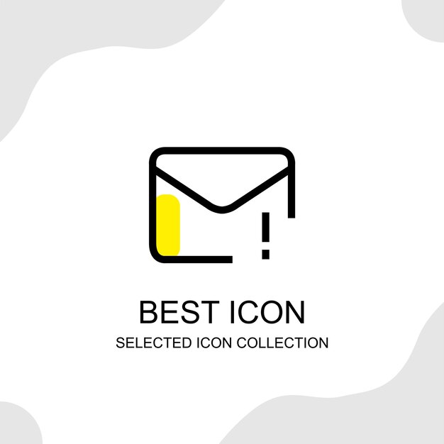 La colección de iconos de mensajes se puede utilizar para impresión y digital