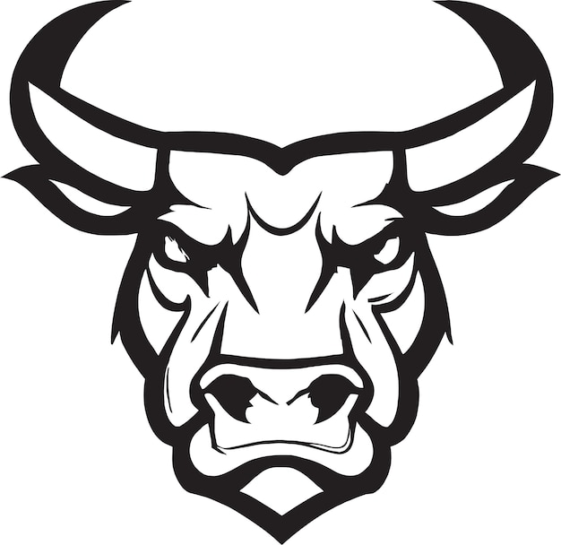 Colección de iconos de Vector de anillo de nariz de toro