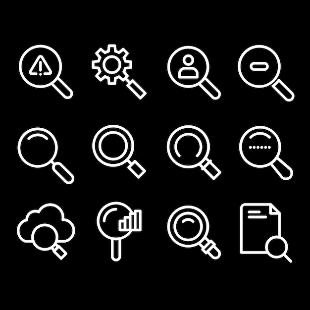 Colección de iconos vectoriales