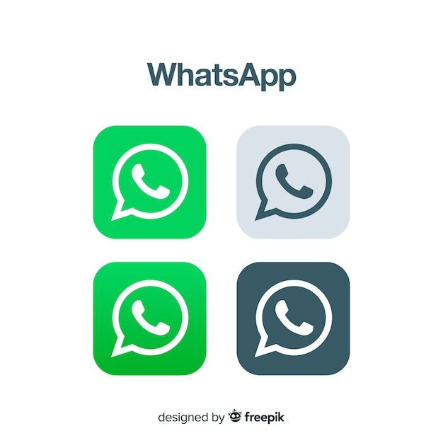 Vector colección de iconos de whatsapp