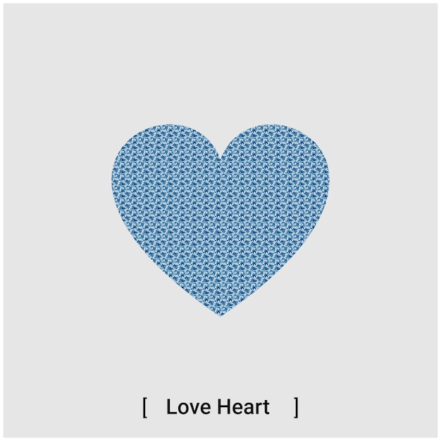 Colección de ilustraciones de corazón Conjunto de iconos de símbolo de amor vector de símbolo de amor