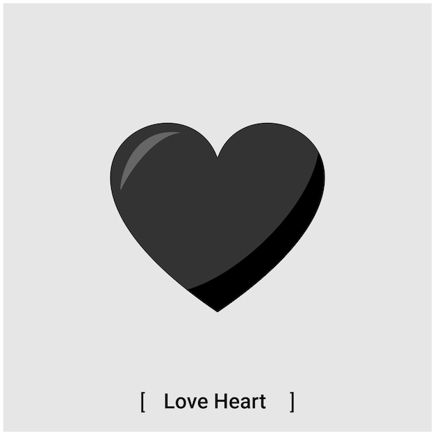 Vector colección de ilustraciones de corazones conjunto de iconos de símbolos de amor vector de símbolos de amor.