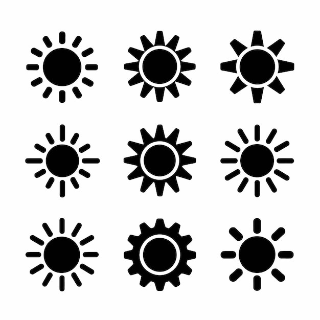una colección de imágenes en blanco y negro con girasoles