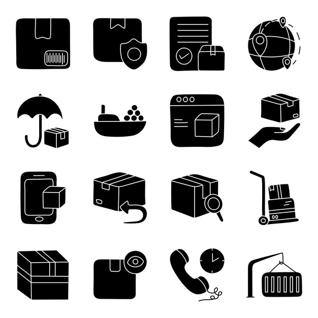 una colección de imágenes en blanco y negro incluyendo un reloj y una caja de cosas