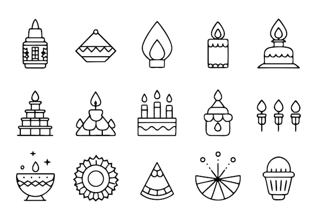 una colección de imágenes en blanco y negro con las palabras cumpleaños en ellos