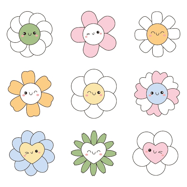 Una colección de imágenes de diferentes flores en varios colores