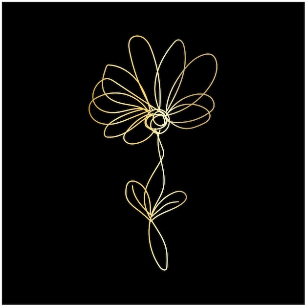 Colección de imágenes prediseñadas de hojas florales minimalistas