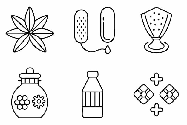 una colección de imágenes de varios artículos, incluyendo una botella una botella y una botella de líquido