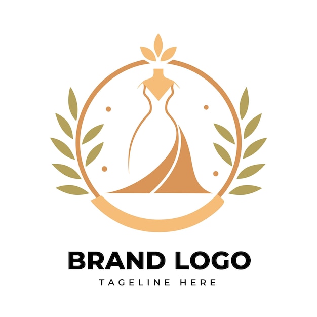 Colección innovadora de logotipos de boutique para novias