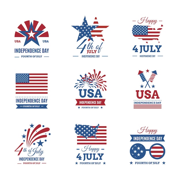 Colección de insignias del Día de la Independencia