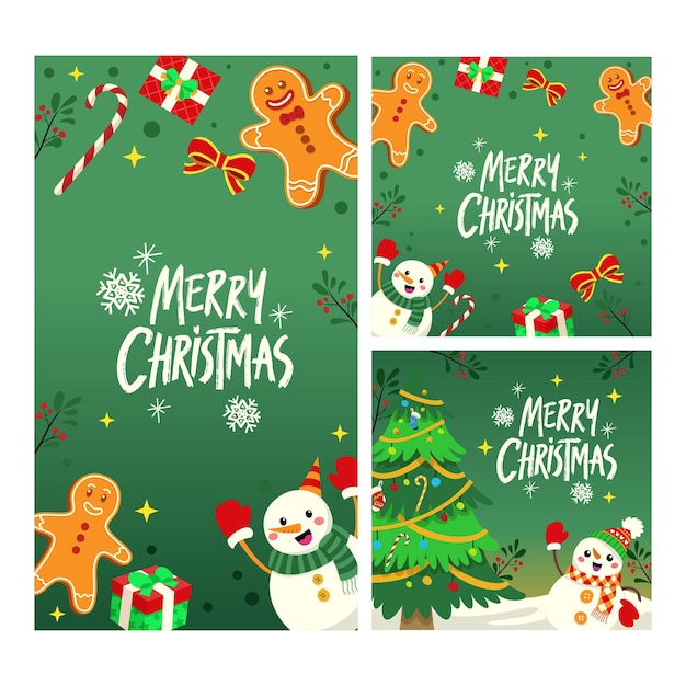 Colección de juegos de diseño de felicitaciones de Instagram