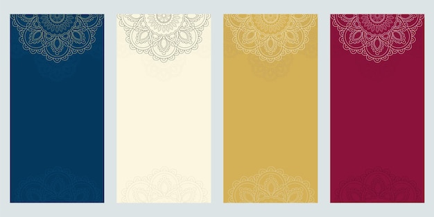 Colección de juegos de fondo floral real para historias de Instagram o redes sociales