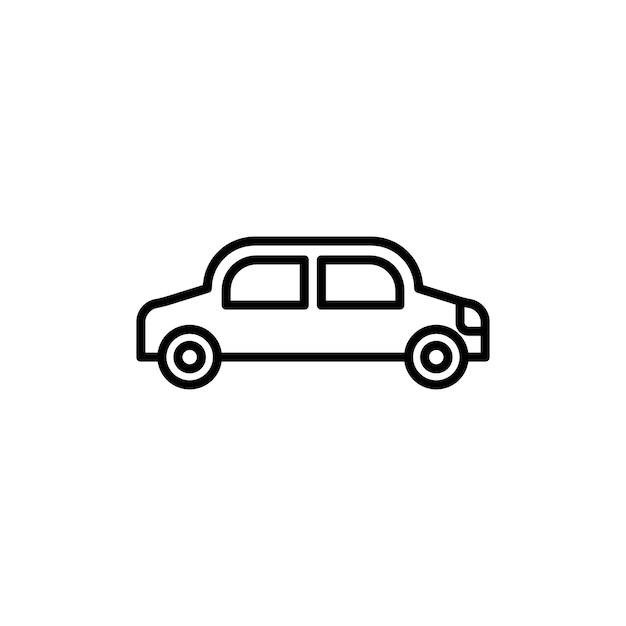 Colección de juegos de relleno plano de icono de automóvil