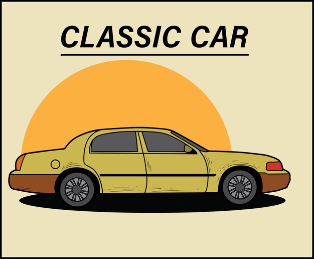 Colección del lado del Sedan y City Car Sketch Isolated parte 2