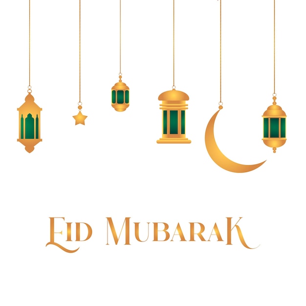 Colección de linternas islámicas Eid Mubarak