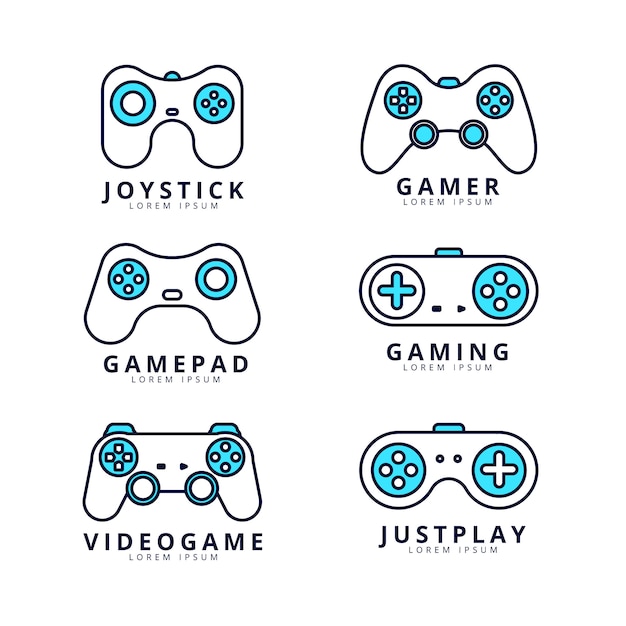 Colección de logo de gamer