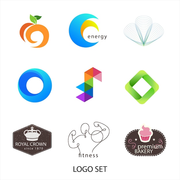 una colección de logos para una compañía llamada polo