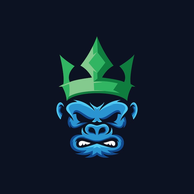 colección de logos de gorila