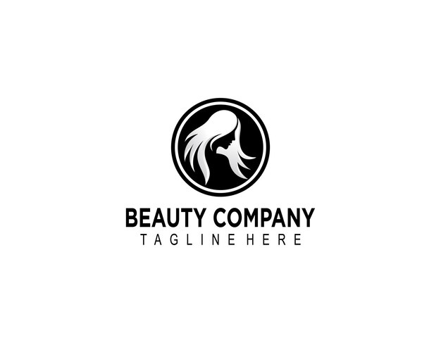 Colección de logos de peluquería de lujo