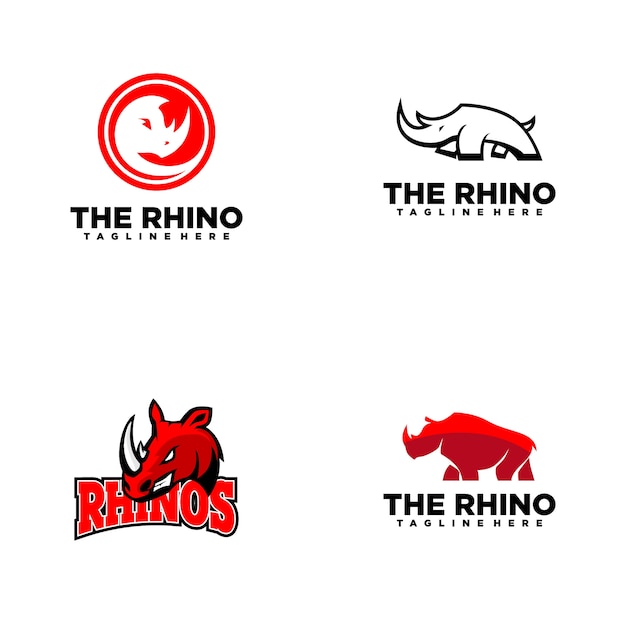 Colección de logos de rhino