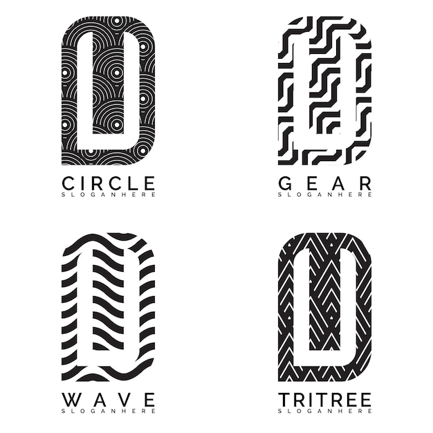 colección de logotipos abstractos
