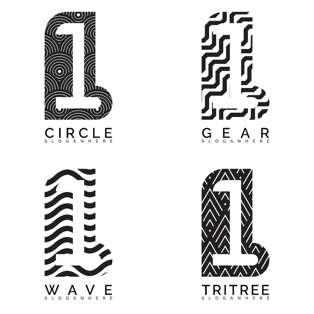 colección de logotipos abstractos
