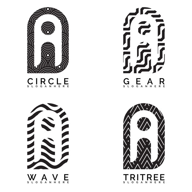 colección de logotipos abstractos