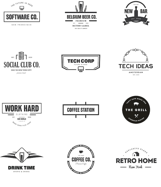 Colección de logotipos antiguos