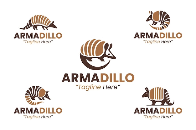 Colección de logotipos de Armadillo