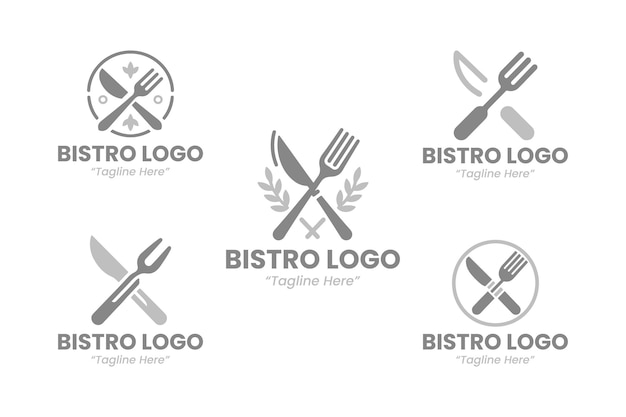 Colección de logotipos de Bistro
