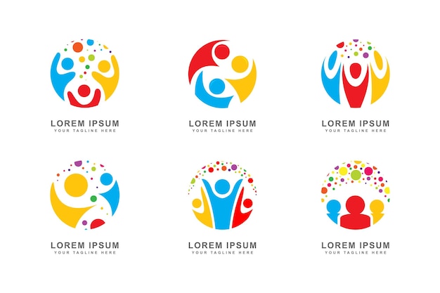 Colección de logotipos de diversidad