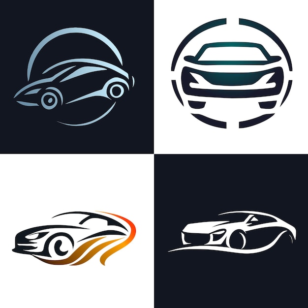 colección de logotipos de empresas de automóviles