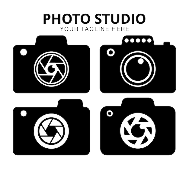 Colección de logotipos de fotografía