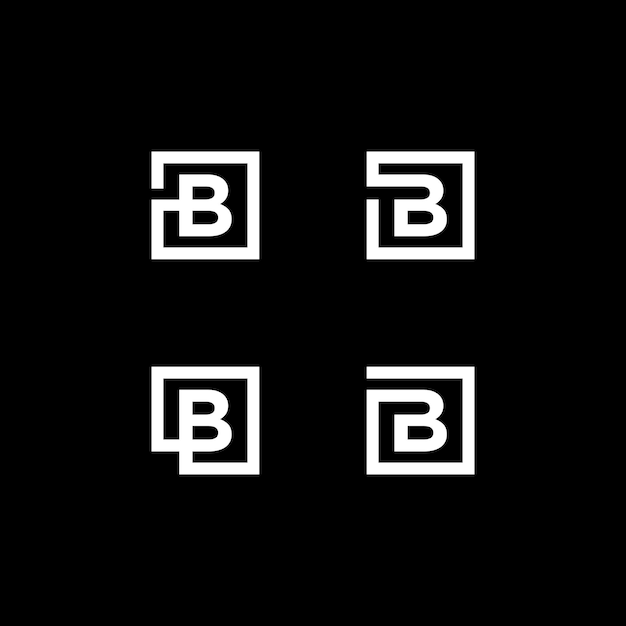 colección de logotipos de letras