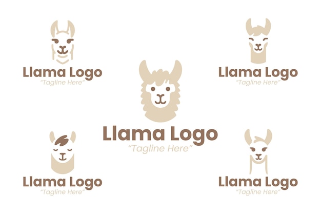 Colección de logotipos de Llama
