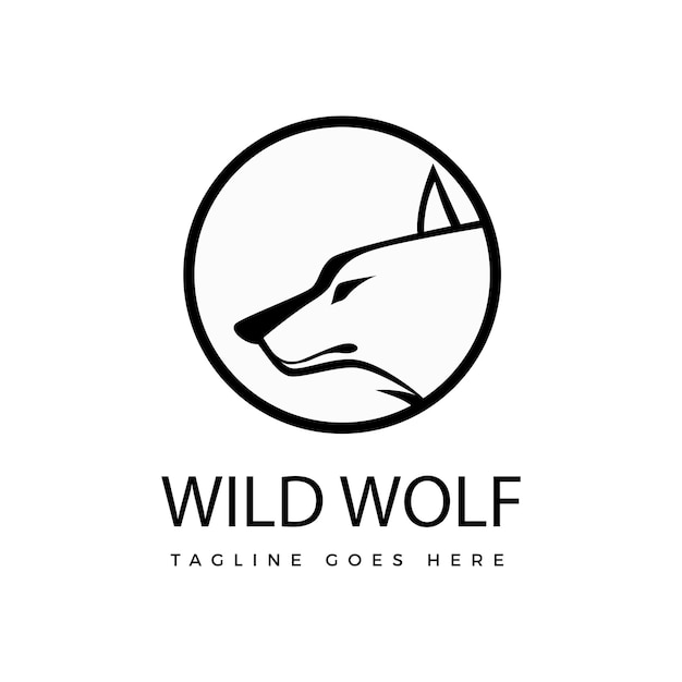 Colección de logotipos de lobos vectoriales gratis