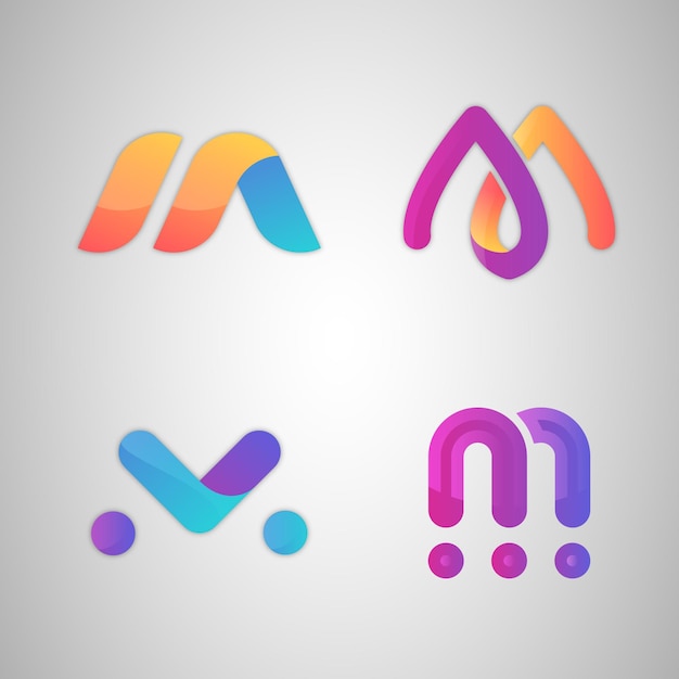 Colección de logotipos M