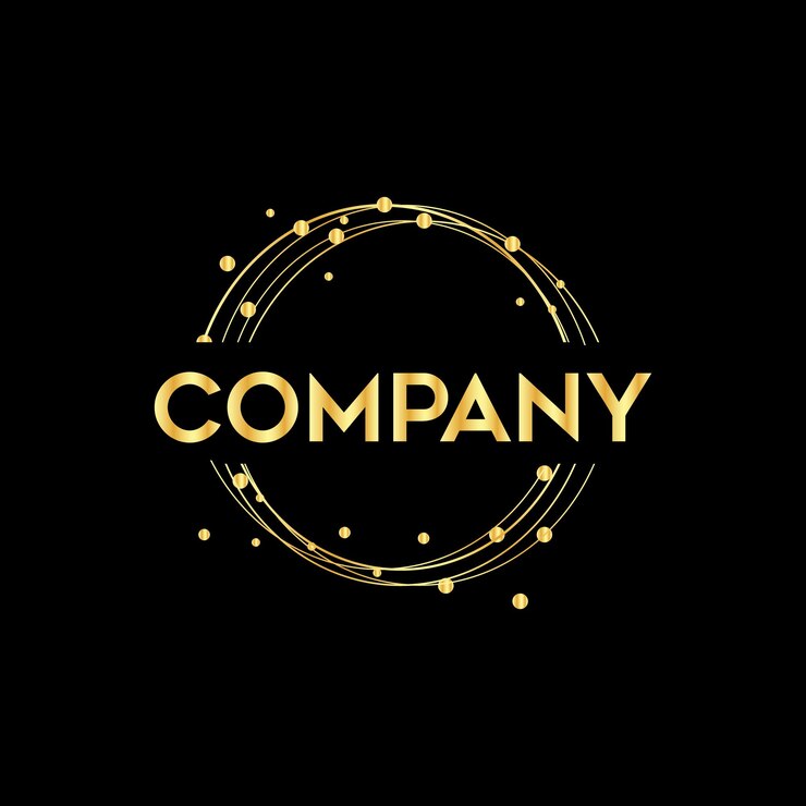 Vector colección de logotipos mega concepto de diseño abstracto para la marca con gradiente dorado