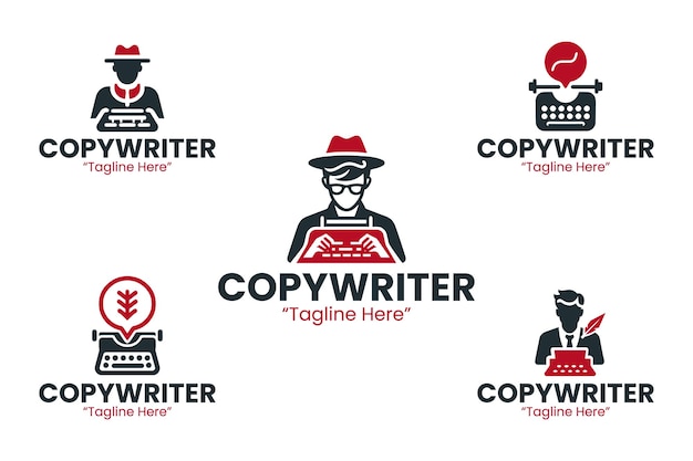 Colección de logotipos de redactores