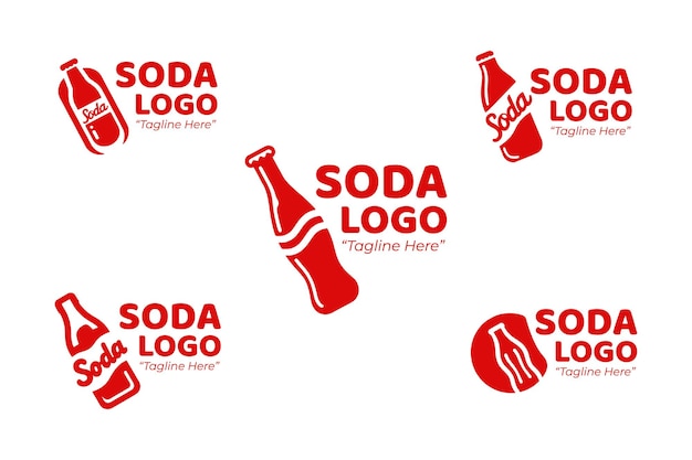 Colección de logotipos de refrescos
