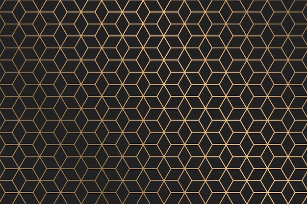 colección de lujo de patrones geométricos minimalistas dorados sin costuras