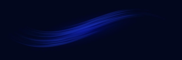 Colección de luz de neón Líneas de luz de velocidad