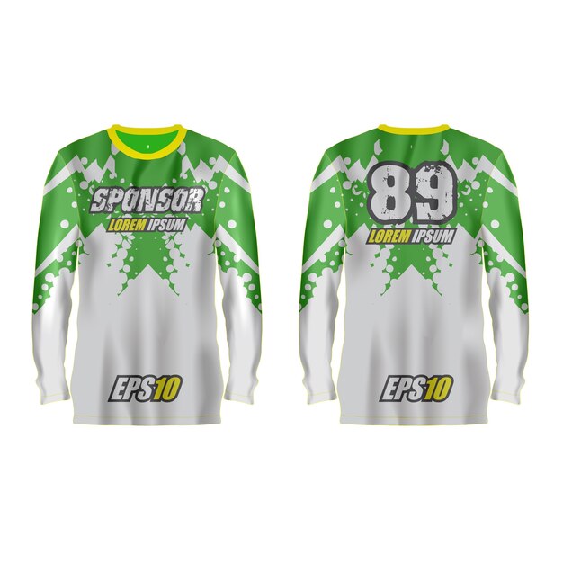 colección de maillots deportivos con diseño abstracto