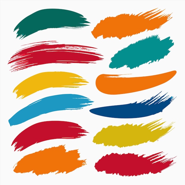 una colección de marcadores de colores con diferentes colores y colores