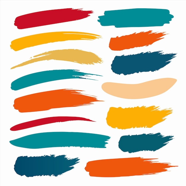 una colección de marcadores de colores con diferentes colores y colores