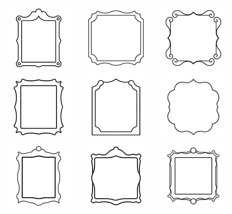 colección de marcos vectoriales