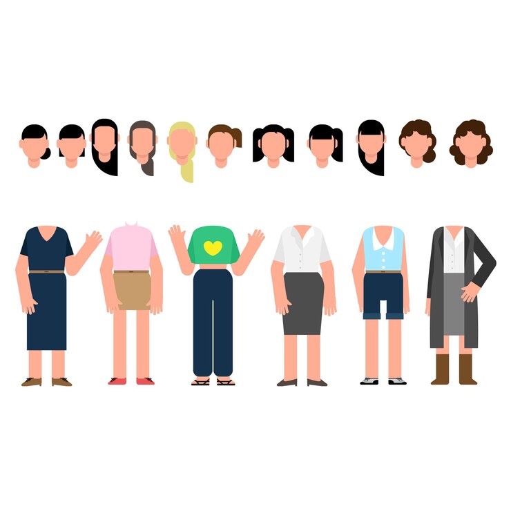 Colección de moda para mujeres coreanas