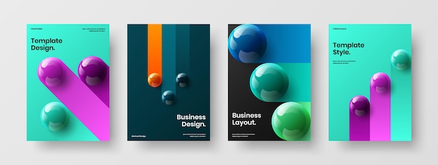 Colección moderna de ilustración de vector de diseño de portada