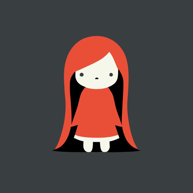 Colección de muñecas horrorosamente embrujadas Ilustración vectorial plana 2