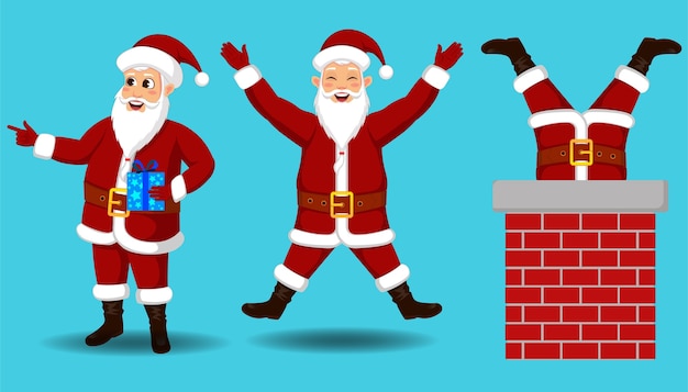 colección de navidad santa claus
